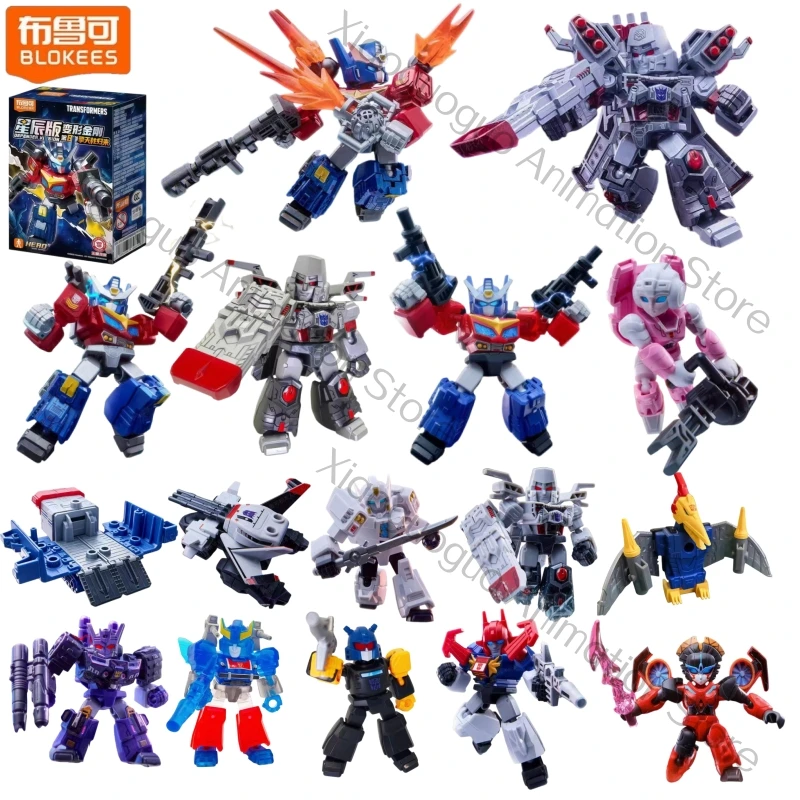 Blokees Original Transformers Defender Version 08 - Battle Stars Series Blind Box Action Figures Peripheral Collect Toys Gifts