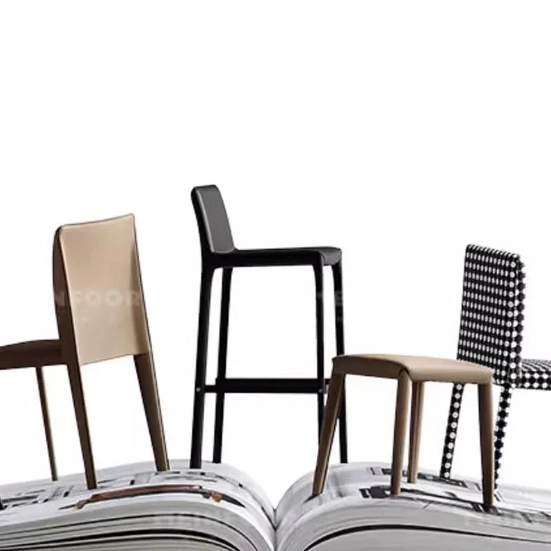 Modern Nordic Dining Chairs Office Metal Living Room Events Bar Dining Chairs Party Restaurant Waiting Sillas Lounge Furniture image 5