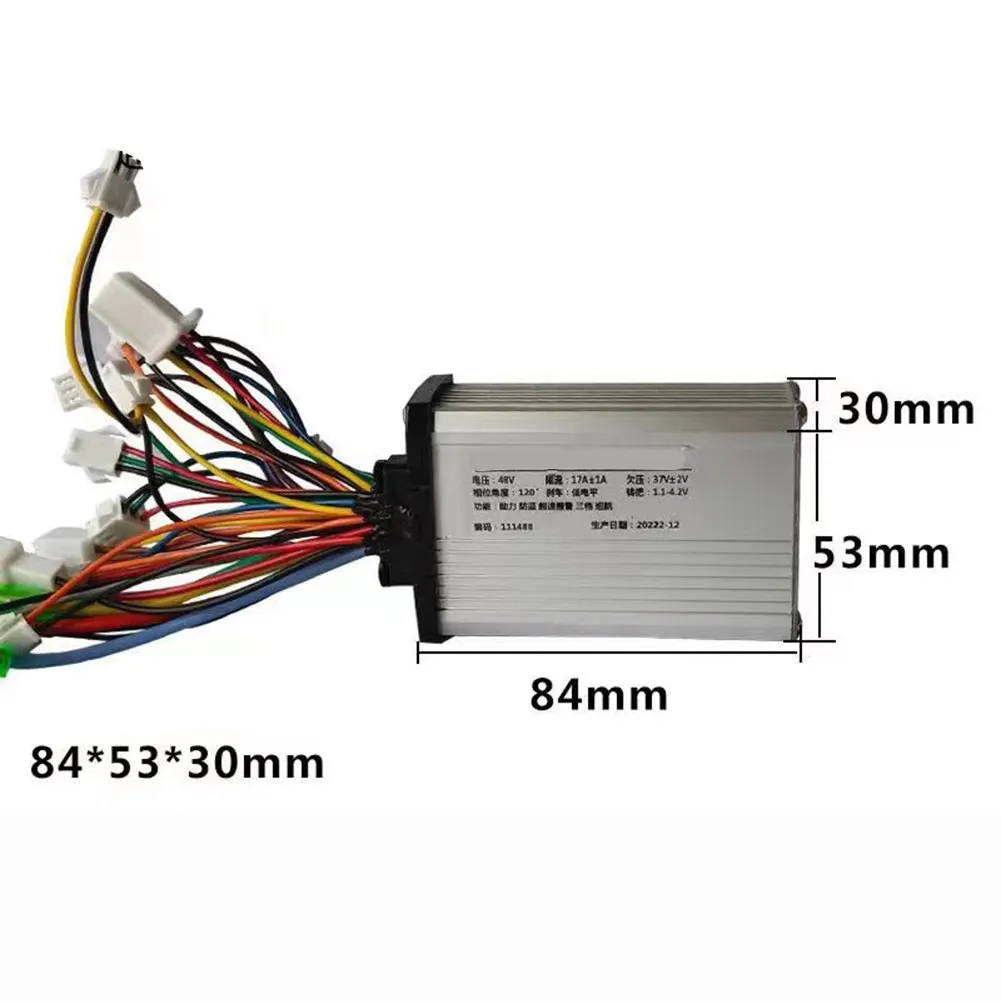 Advanced Technology and Performance 48V 350W/400W 17A Brushless Controller for Electric Scooter EBike Dual Mode