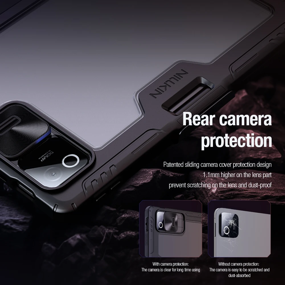 NILLKIN For Xiaomi Pad 8 Pro Magnetic Case Multi-angle Folding Camera Protection Black Cover With Pencil Holder For Xiaomi Pad 8