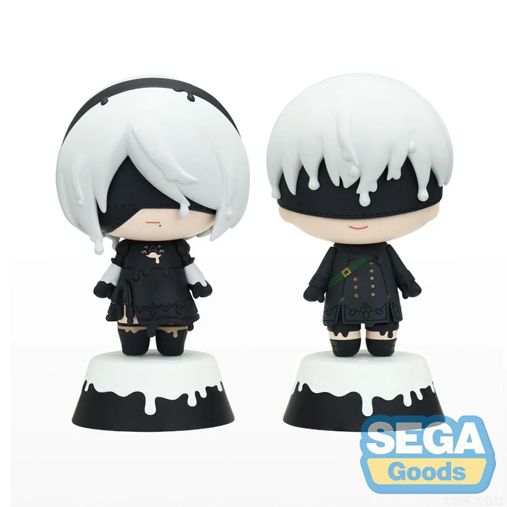 

Original SEGA Mini Figure Tiny Melties Nier:automata Ver1.1A Yorha No. 9 Type S 2B 9S Anime Model Toys Q Version Kawaii Doll