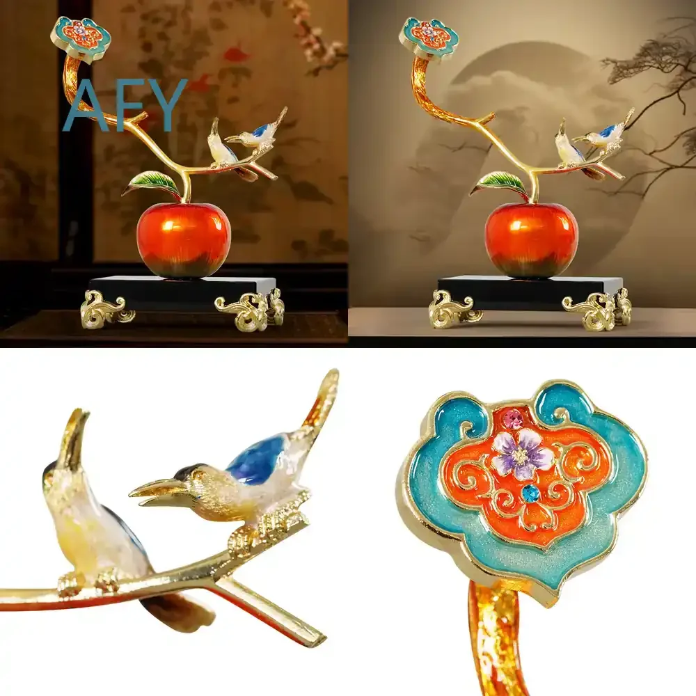 New Chinese Style Luxury Decorative Figurine for Office Cabinet Wine Cabinet Living Room TV Stand Entryway Home Decoration
