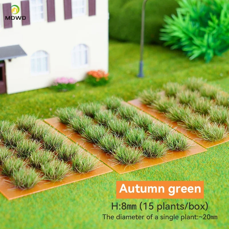 Miniatur-Blumen-Ho-DIY-Modellbau, handgefertigtes Spielzeug – Diorama-Dekorationsset für Militärszene