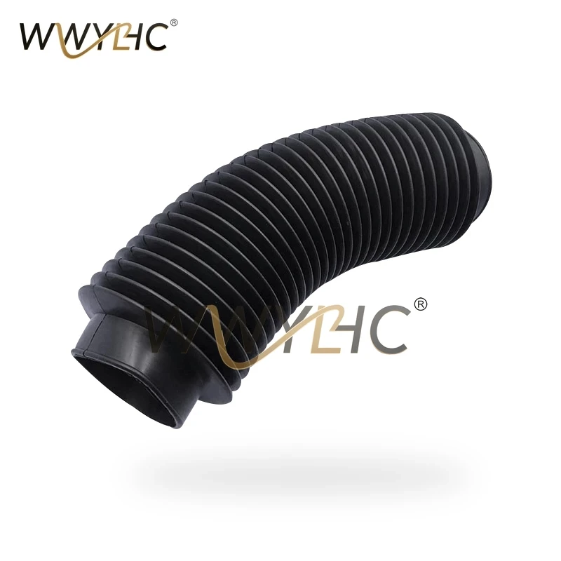 1PC 30mm 40mm 50mm 70mm 80mm 100mm Inner Diameter Machinery Black Rubber Flexibility Corrugated Sleeve Bellows
