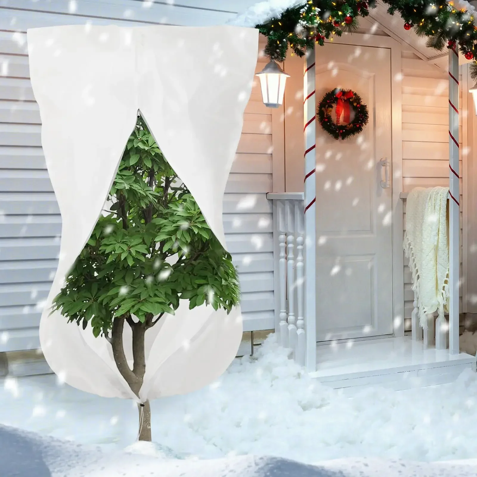 Plant Cover Winter Warm Cover Tree Shrub Plant Protecting Bag Frost Protection For Yard Garden Plants Small Tree Against Cold