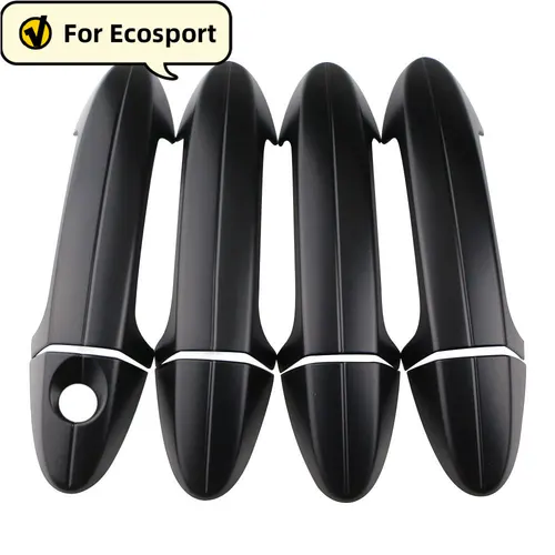 Imagen 2 del producto Cubierta de manija de puerta ABS, Ford Ecosport embellecedor adhesivo para 2013, 2014, 2015, 2016, 2017, 2018, 2019, Fiesta 2009-2013, accesorios de 8 piezas
