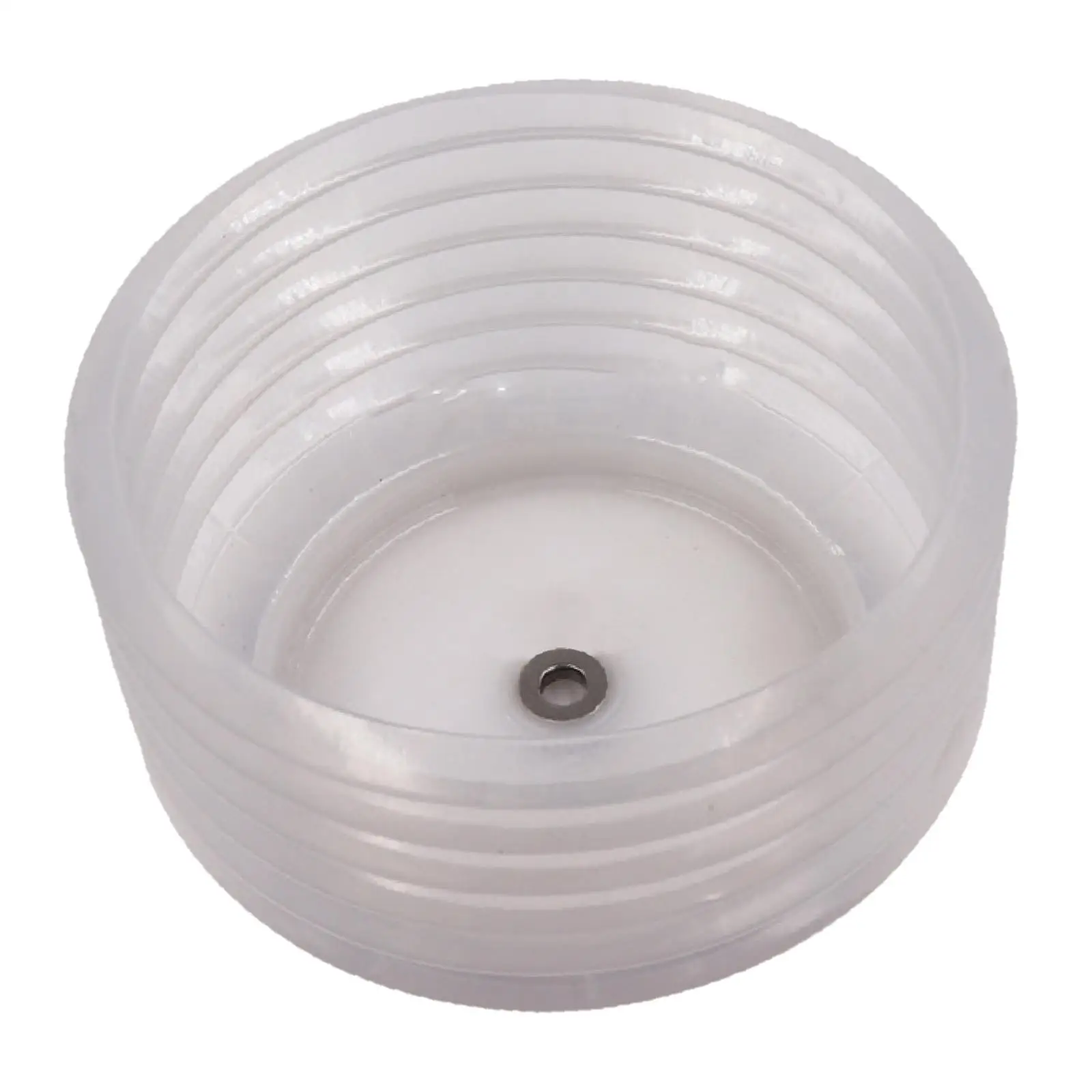 Dust Cover for Drill Hole Saws Accessory Collector Bowl Elastic Seal Fit 0.63-6.30 Inch Opener Plastic White