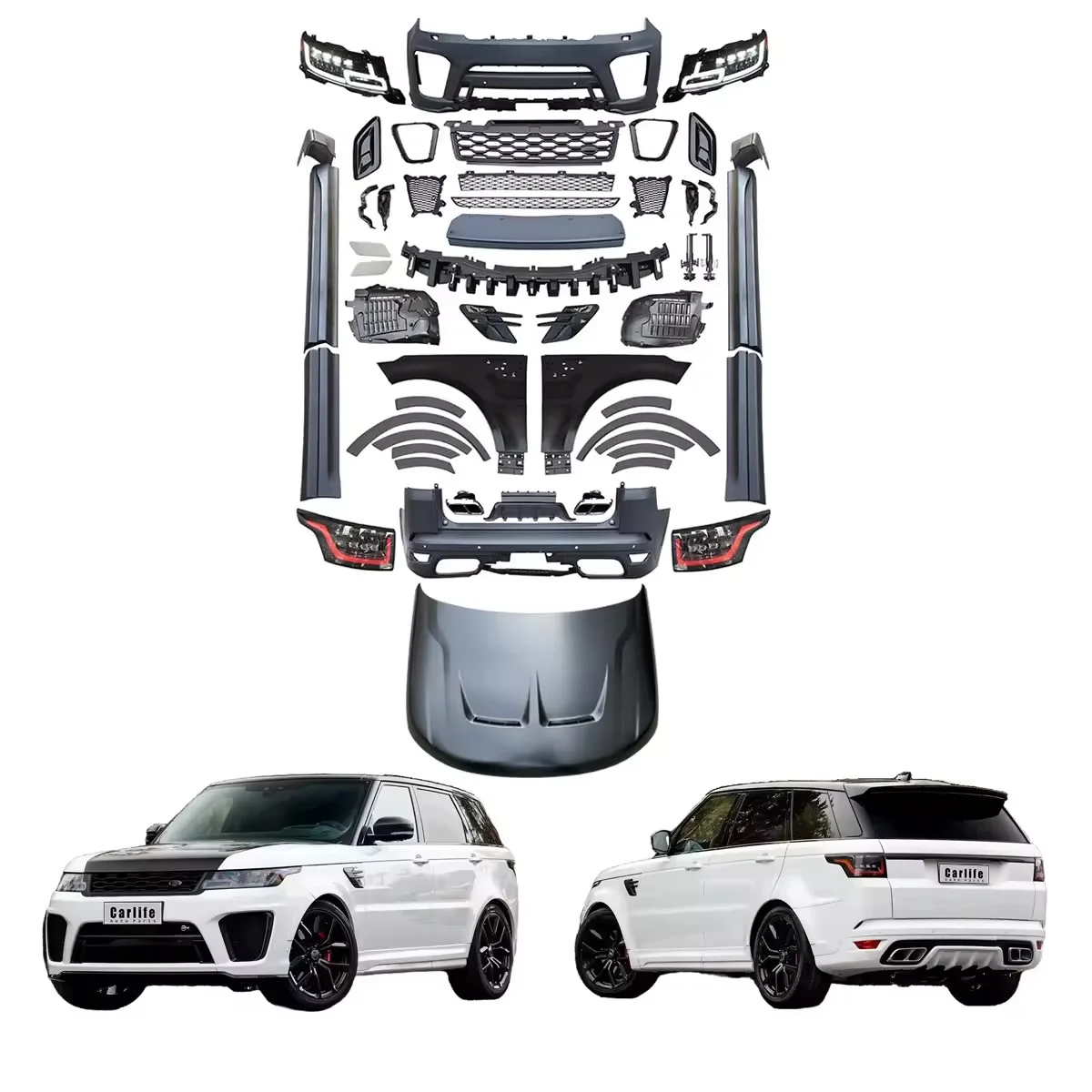 New SVR/OE Conversion Body Kit Conversion Body Kit for Series Sport L494 2014 2015 2016 Upgrade to 2022 2024 2019 2020 2025