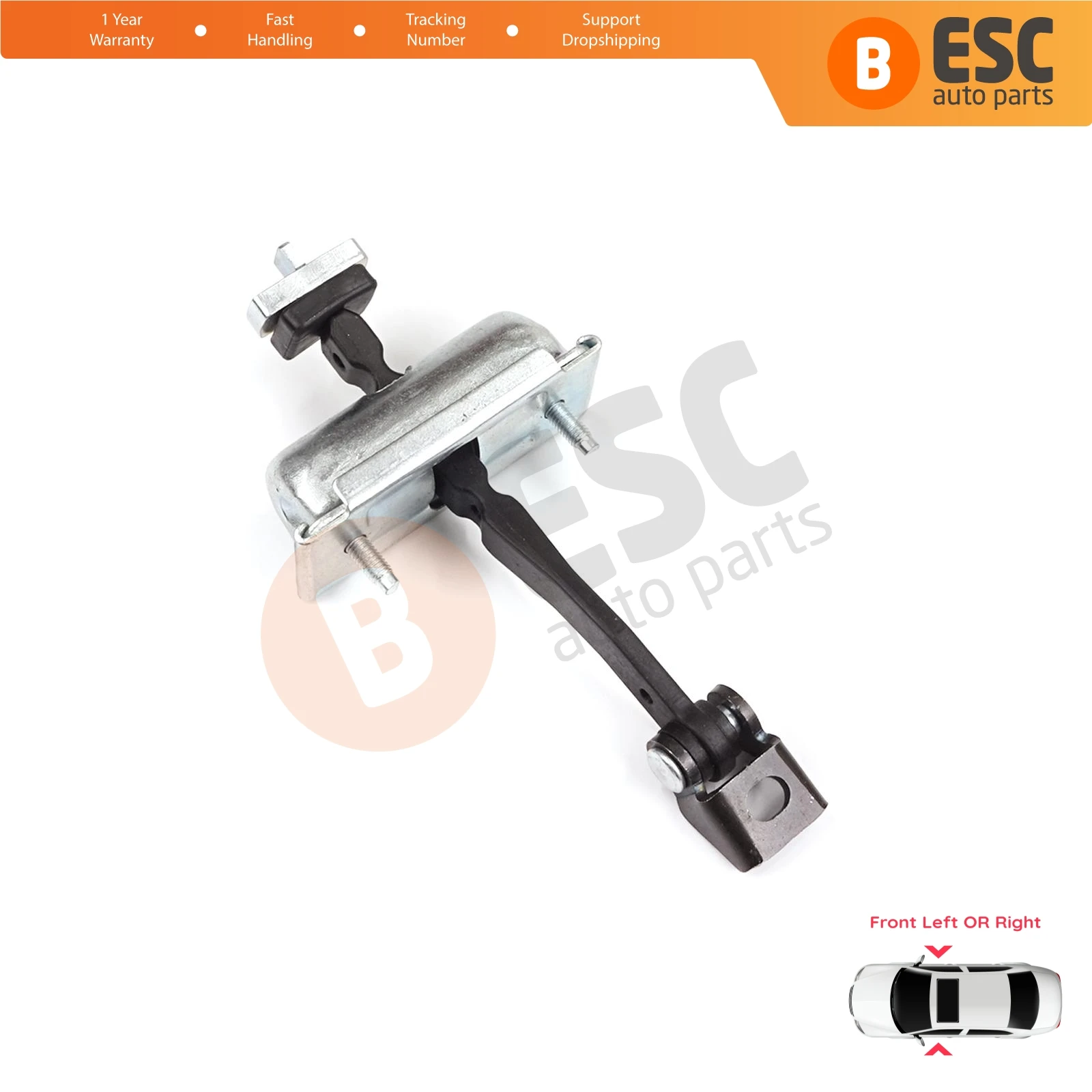 

EDP822 Front Left OR Right Door Hinge Stop Check Strap Limiter 5160259 13242975 for Vauxhall Opel Corsa D E 3-Door