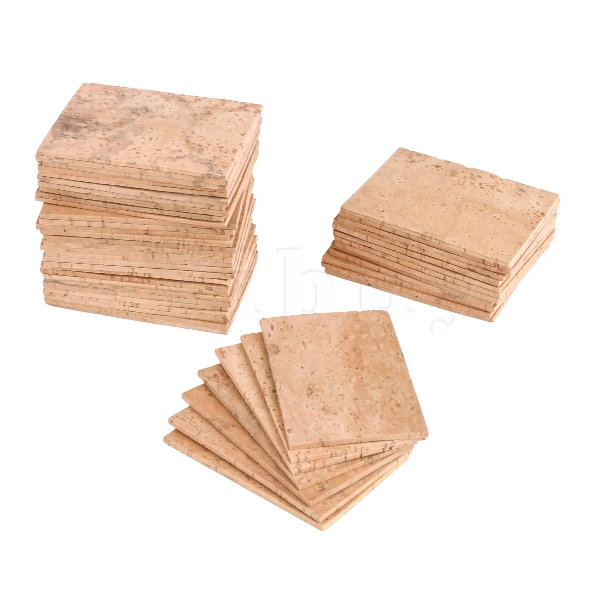 50 PCS 62x41mm Alto Saxophone Neck Joint Cork Pads Sheets Instrument