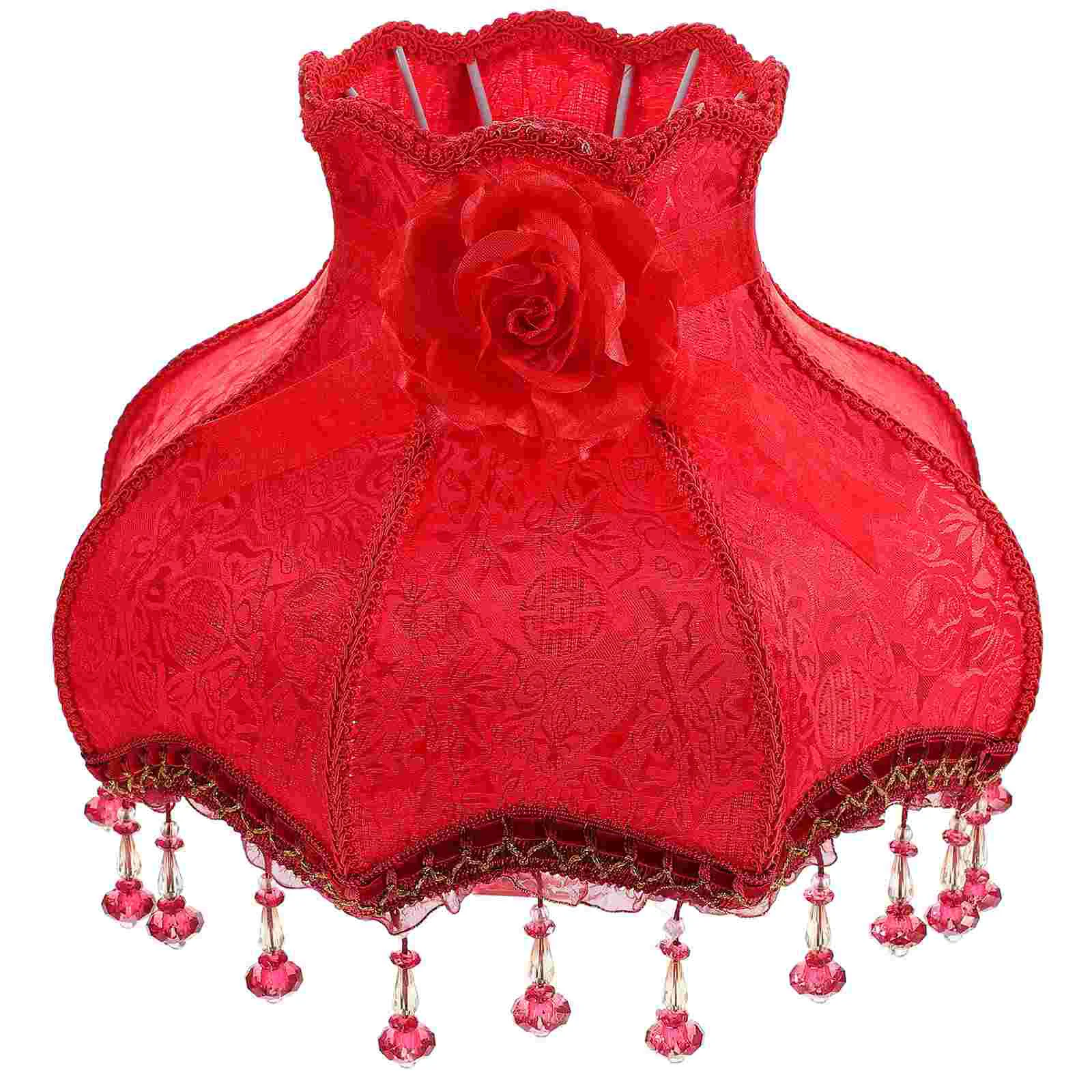 

Lamp Lampshade Shade Cloth Light Cover Drum Wall Art Small Clip Chandelier Lace Home Bulb Shades Accessory Minitable