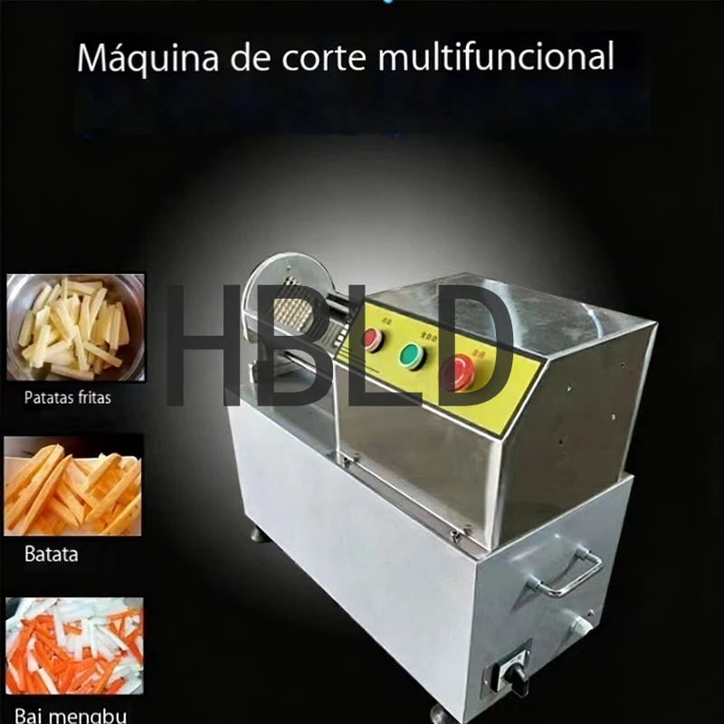 Multifunctional Electric Vegetable Cutter Stainless Steel Potato And Radish Cutting Machine for Commercial And Household Use