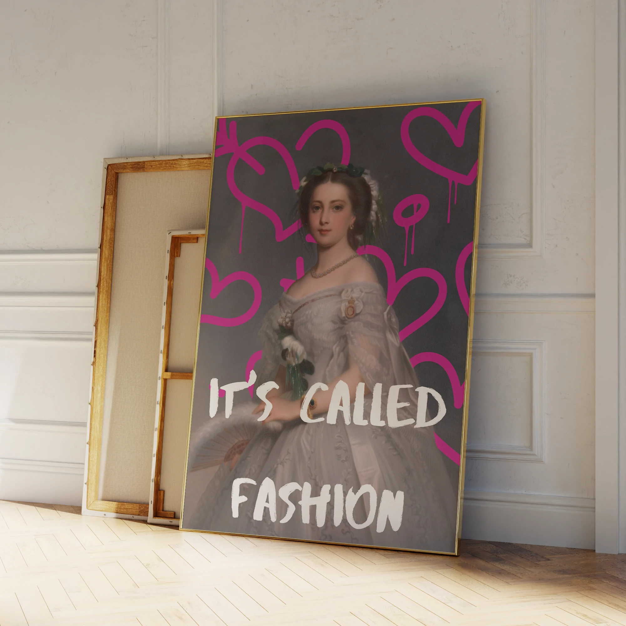 Moderne trendige Retro Vintage It'S Caled Mode 70er Jahre Wand Kunstdrucke Leinwand Malerei Poster Bild für Wohnzimmer Home Decor
