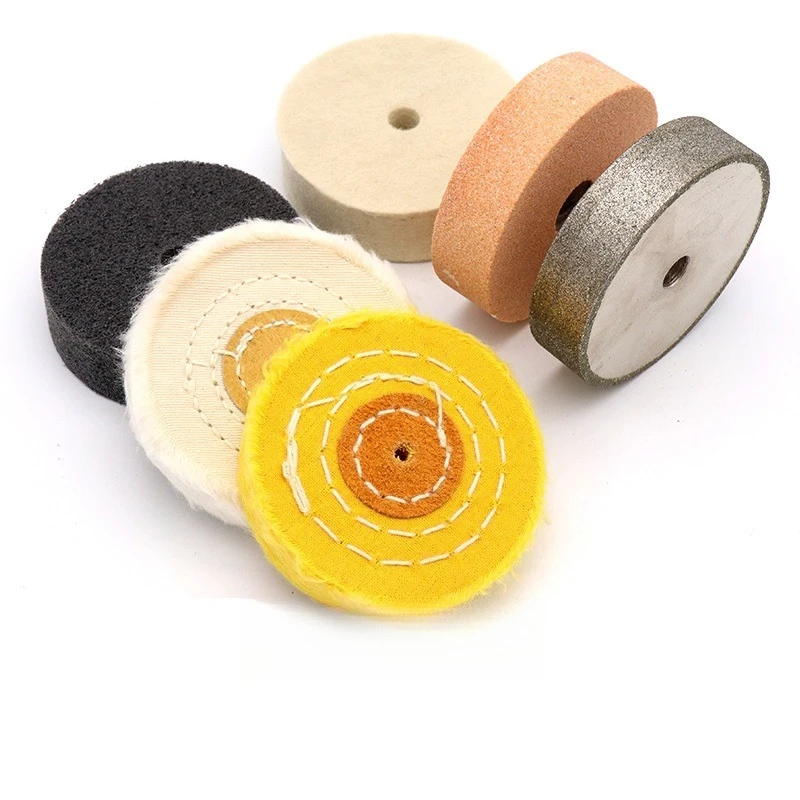 Instrument Grinding Polishing 3 Inch Nylon Grinding Wheel Fiber Wheel Suitable For Table Mill Tools
