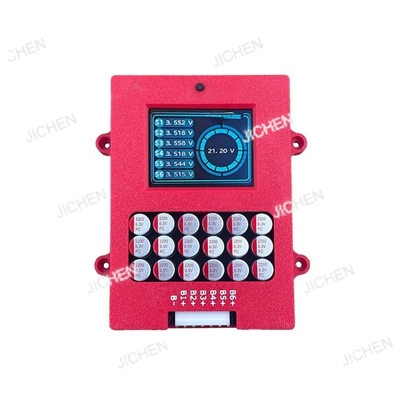 

6 series active equalizer ternary lithium titanate lithium iron phosphate battery with voltage display