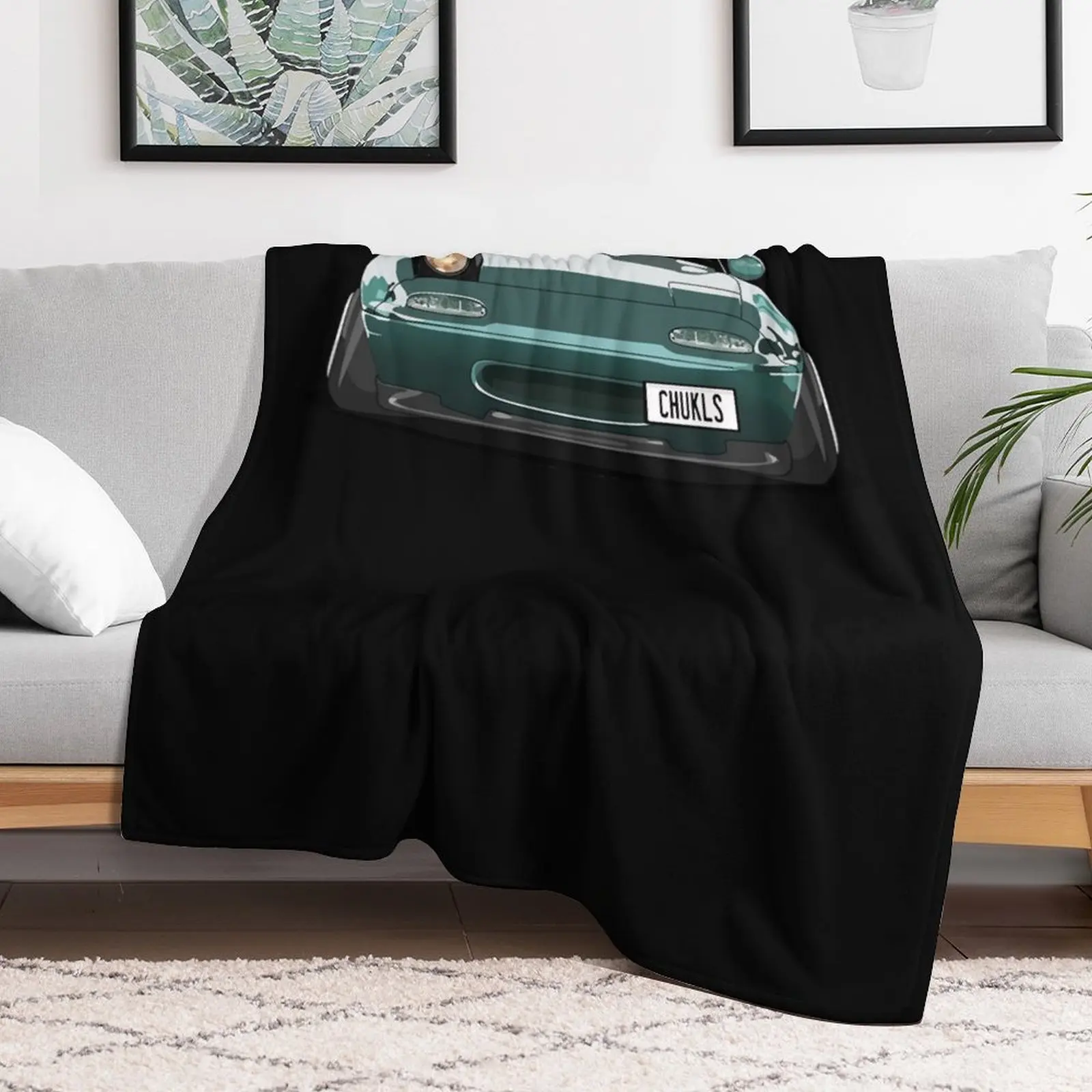 Miata Wink Car Classic Throw Blanket for sofa Shaggy Blankets