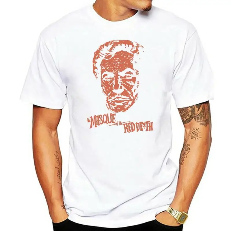 New Black The Masque Of The Red Death T-Shirt Vincent Price Horror Poe Tee