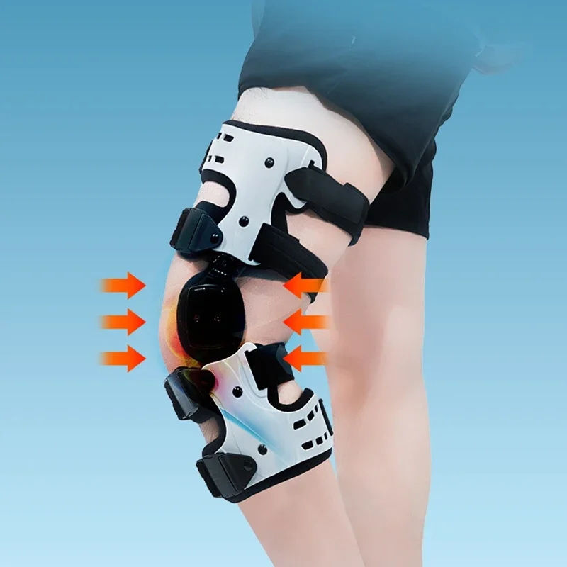 Arthritis Relief Knee Brace Adjustable Angle Stabilizing Support Relieve Arthritis and Osteoarthritis Pain Cartilage Defect