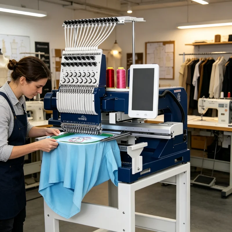 Fully Automatic Embroidery Sewing Machines Multi Needle Computerized Embroidery Machine for Garment Apparel Machinery
