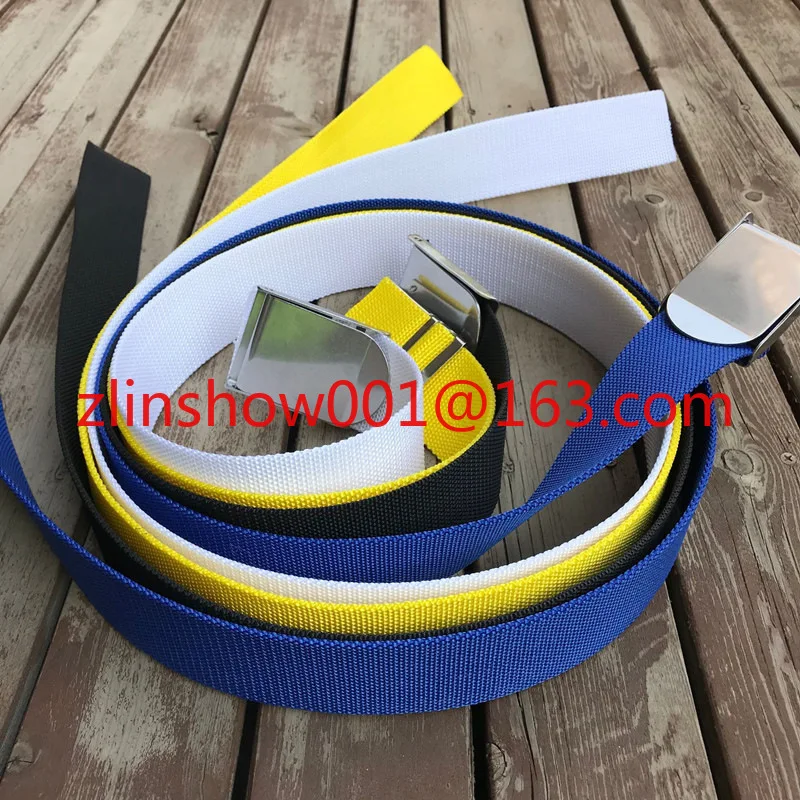 

Ремень для дайвинга черный/синий/желтый/белый с противовесом