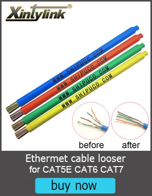 Xintylink Cat6 RJ45-Stecker Ethernet-Kabelstecker Netzwerk 8P8C Metallgeschirmter Stecker 8-Pin Modular RJ45-Buchse Blau 50 Stück – Detail 4