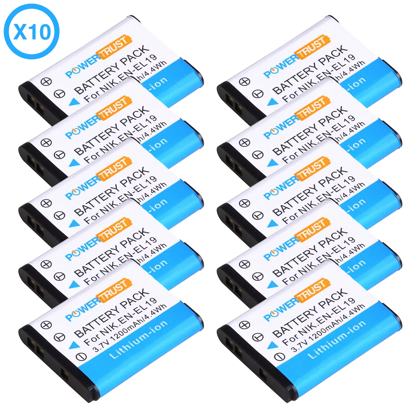 EN-EL19 ENEL19 Battery for Nikon Coolpix W150 S32 S100 S2800 S3200 S3300 S3500 S3600 S4100 S4200 S4300 S5200 S5300 S6500 S6600