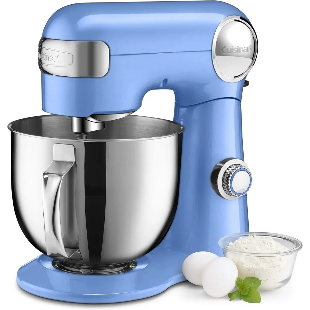 Stand Mixer, 12 Speed, 5.5 Quart Stainless Steel Bowl, Chef’s Whisk, Mixing Paddle, Dough Hook, Splash Guard w