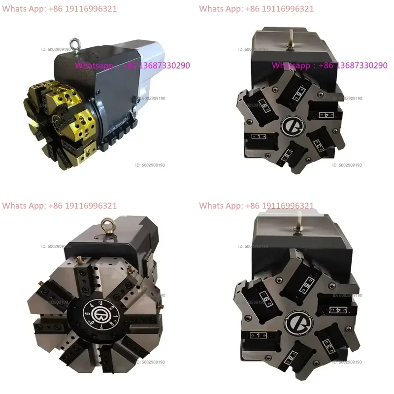 High precision XWD120-6 electric CNC turret 6-station quick change tool column inclined bed lathe CNC turret