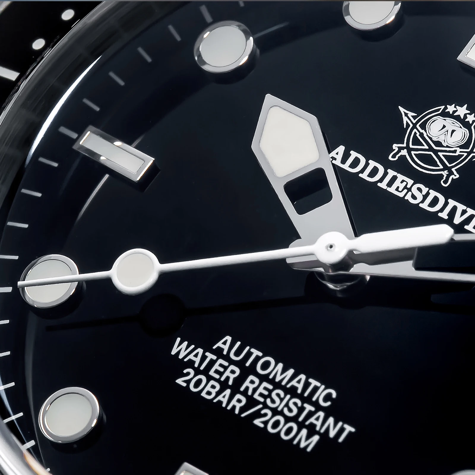 

ADDIESDIVE Luxury NH35 Sapphire Automatic Watch 20Bar Diving relogios masculinos Mechanical Watches Super Luminous Wristwatches