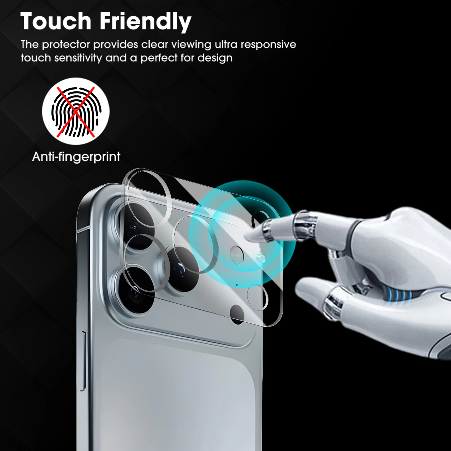 1-5Pcs Ultra Clear Tempered Glass For iPhone 18 Pro Max 18Pro Duo 17Pro Rear Lens Film HD Camera Protective Tempered Glass Cover