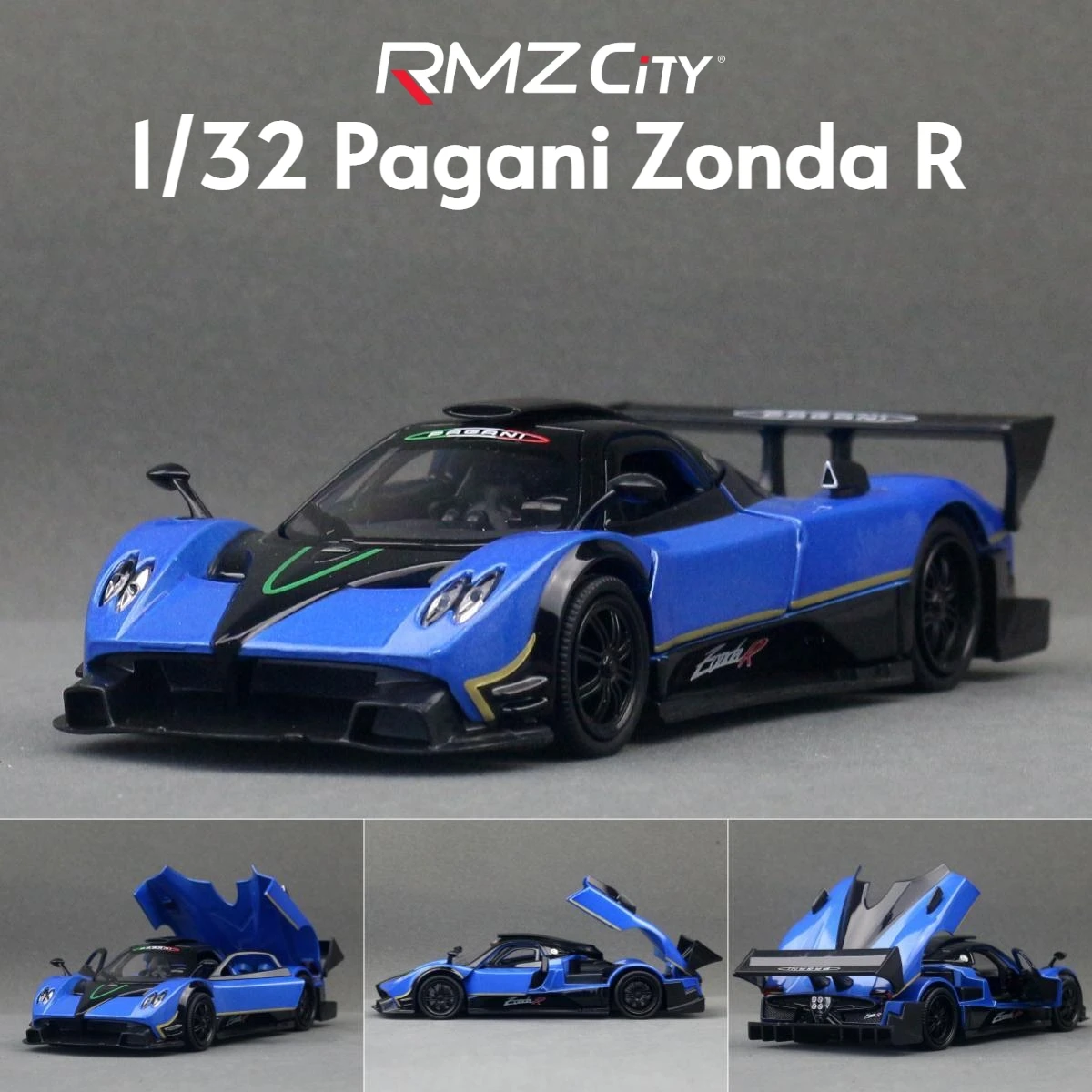 Pagani Zonda R 2007 ミニカー 1/43 1/32 Pagani Zonda R Toy Car Model RMZ CiTY Diecast Metal Miniature