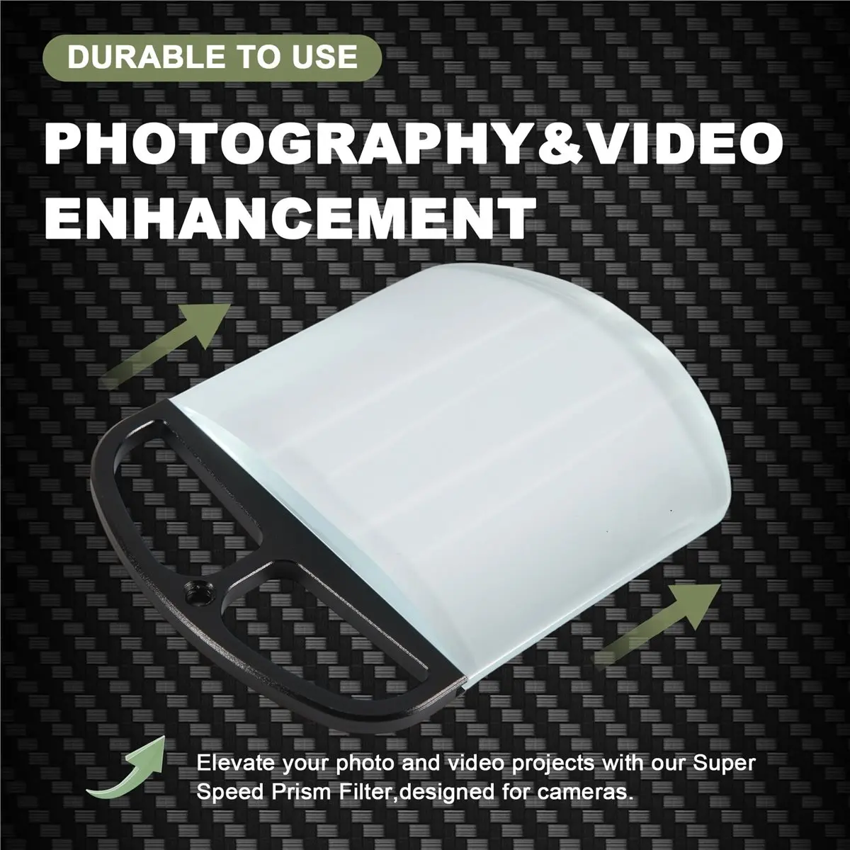 Super Speed Prism Filter Special Effects Ghost Photography & Video Enhancement Lens Filter 100mm