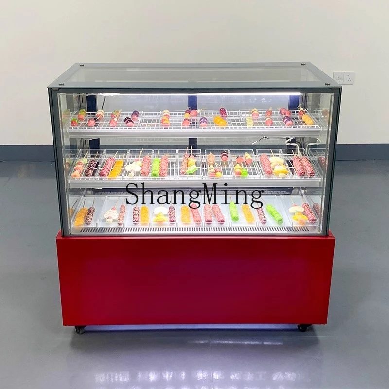 

ZYY commercial three-layer small string special air-cooled frost-free defogging frozen fresh-keeping refrigerator