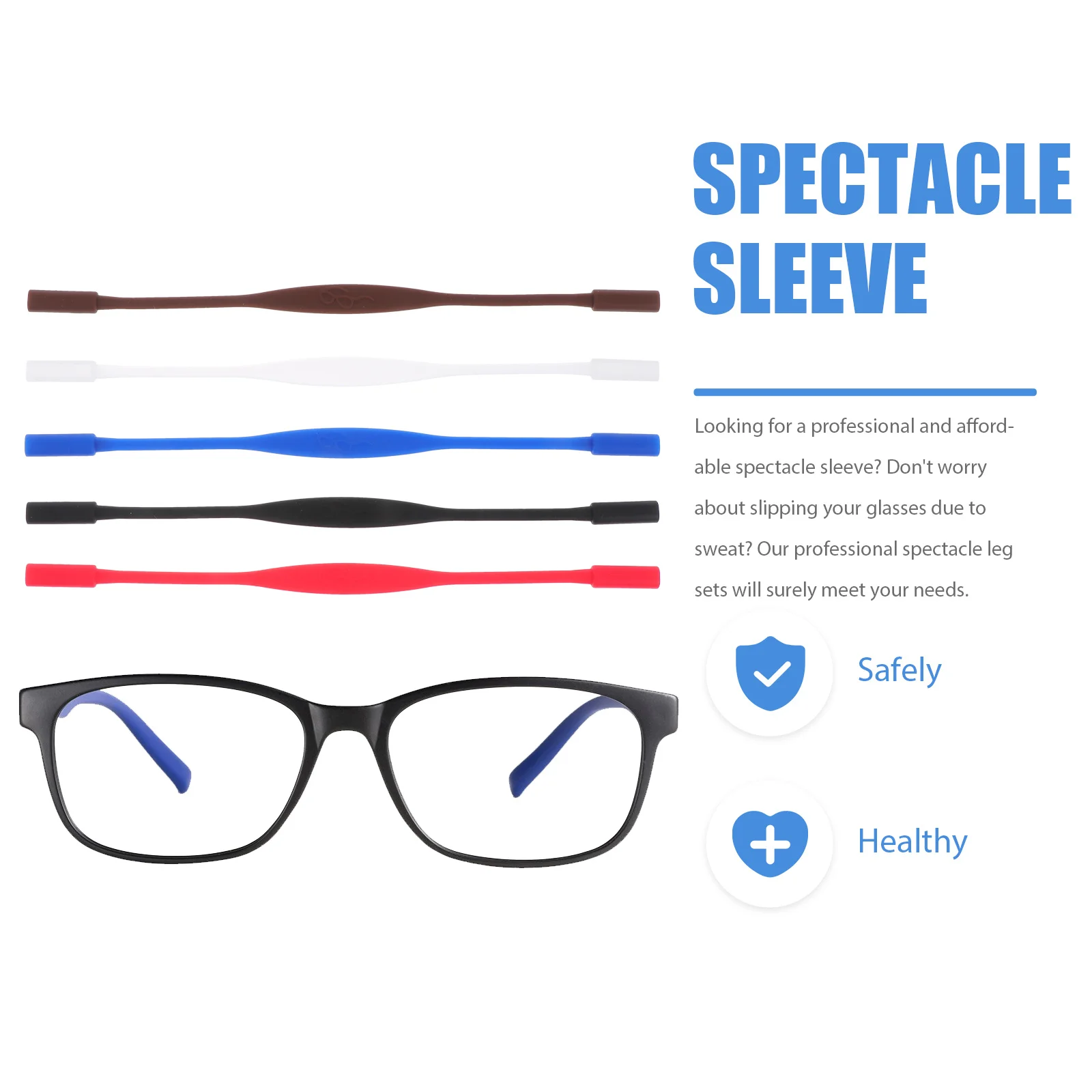 10pcs Glasses Rope Nonslip Eyewear Strap For Outdoor Sports Sunglass Retainer Durable Eyeglass Chains Cord Labor Protection