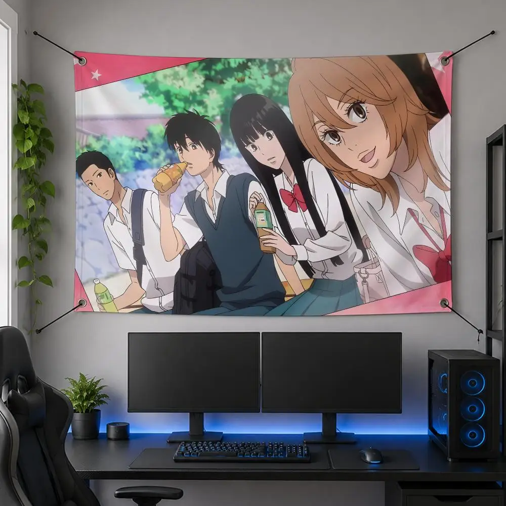 Anime Romance K-Kimi Ni Todoke From Me To You Flags Flag Banner for Bedroom Dorm Party Home Living Room Game Room Gift