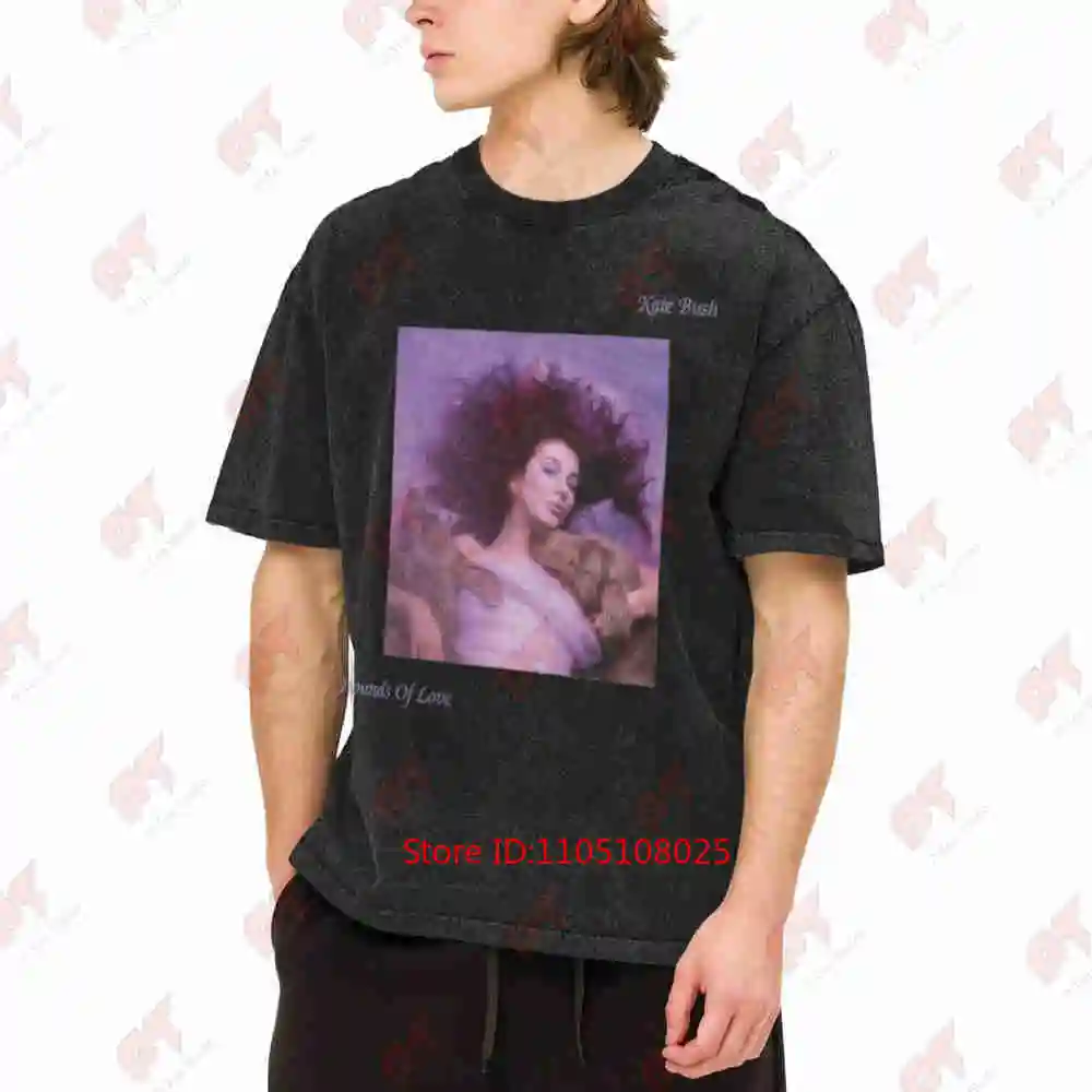 Hounds Of Love Vintage Washed Tee Pure Cotton T-Shirt
