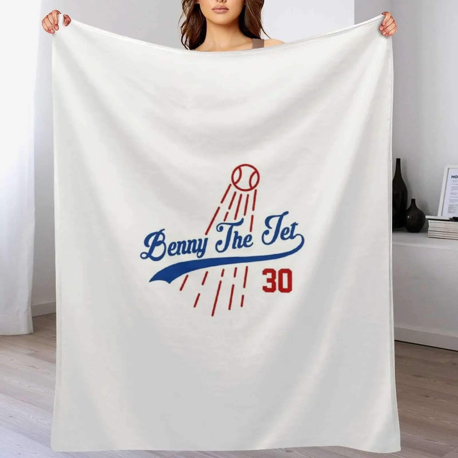 

Benny the Jet Rodriguez, The Sandlot Throw Blanket Softest Hair decorative Blankets