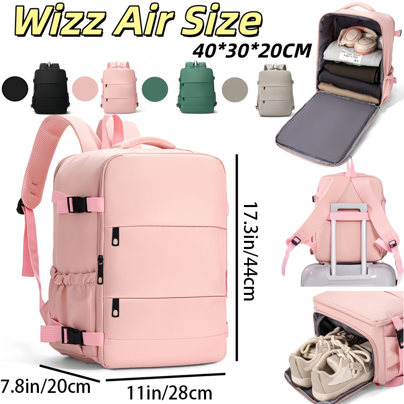  Graceful Stylish Multi-color Backpack Adjustable-strap Lightweight for Commute Daily Use Casual Functional Bag 