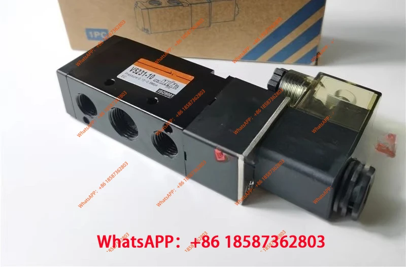 

Электромагнитный клапан V5231-10 Электромагнитный клапан V5231-08 двухпозиционный пятиходовой 2-точечный 3-точечный распределительный клапан