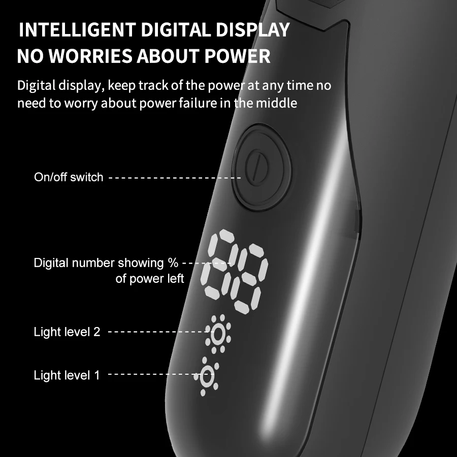 Body Hair Trimmer, Waterproof Hair Ball Trimmer- Ceramic Blade Shavers Electric Razors for Men with USB-C Charging, Wet/Dry Use