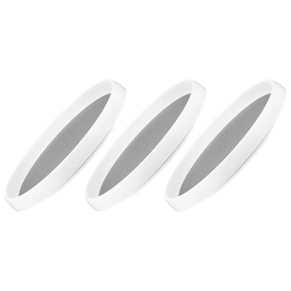 

3 Pcs Spice ganizer Rotating Tray 30CM Kitchen Gadgets Plastic Rack Multi Function Seasoning Holder Storage Solution