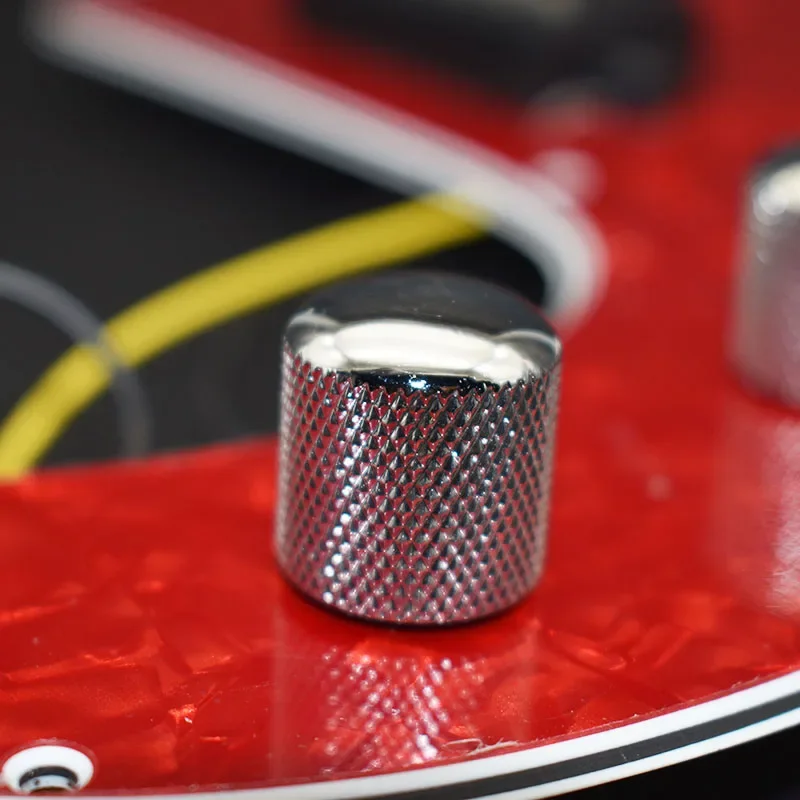 Предварительно смонтированная пикгард-панель PB P Bass 3 Ply с датчиками для бас-гитары Precision аксессуары и запчасти музыкальных инструментов цвет Red Pearl