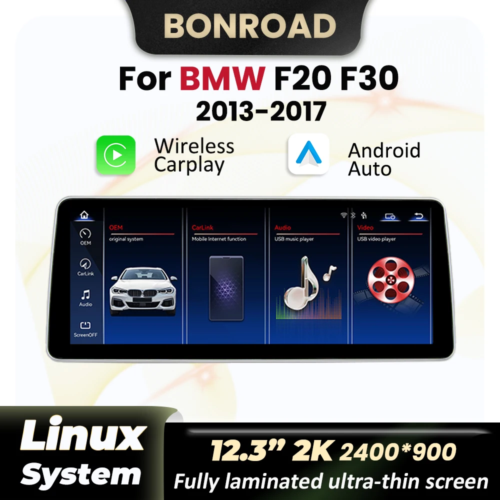 Bonroad 12.3"2K Wir…