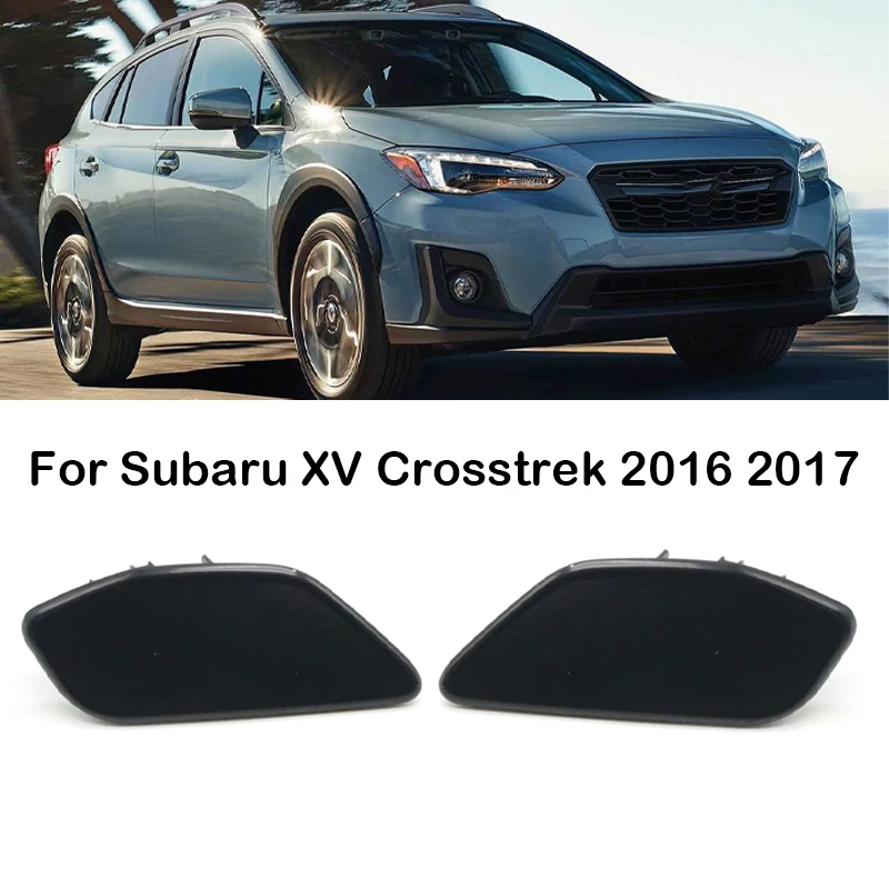 Front Bumper Headlight Washer Spray Nozzle Cover Headlamp Jet Cap Lid 86636FJ410 86636FJ400 For Subaru XV Crosstrek 2016 2017