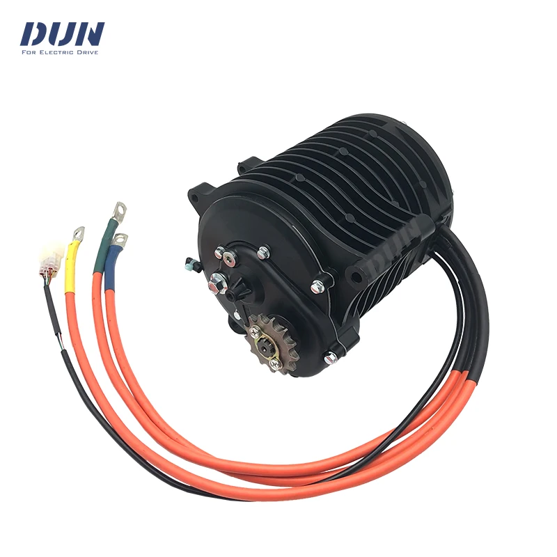 QS138 High Speed 70H 3000W V3 100kmh PMSM Mid-Drive Motor with ND 72680 Controller and N1S N7 Display Speedometer Kits