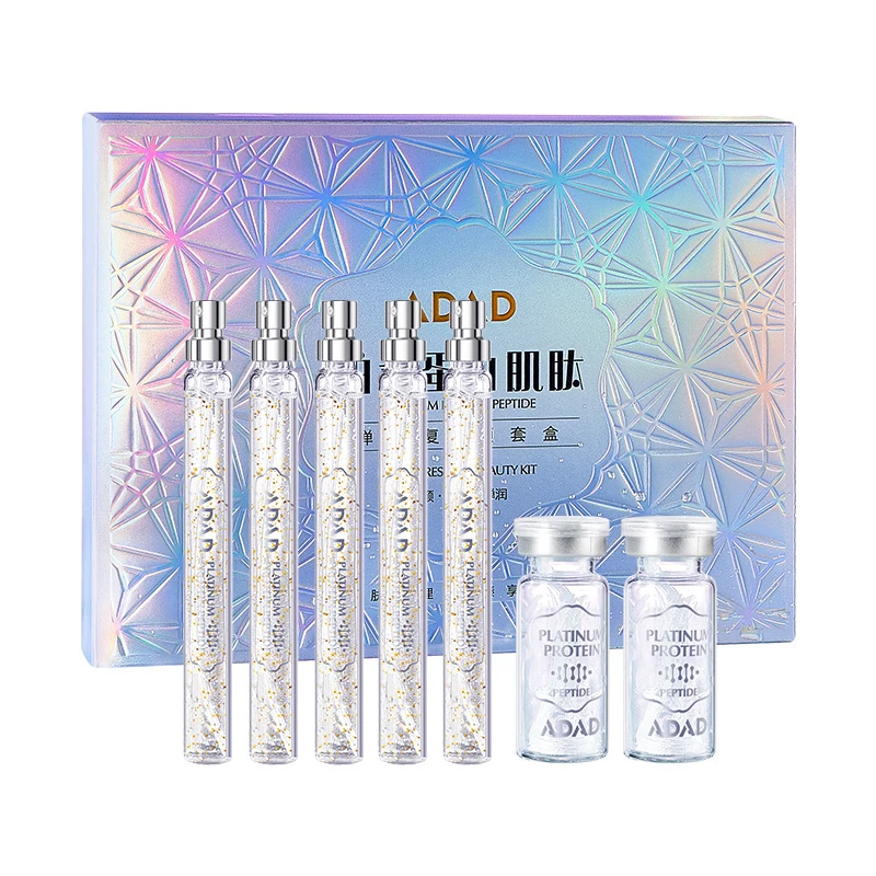 24K Gold Collagen Silk Thread Serum Kit from Korea For Face Absorbable Sculpts Moisturizes Rejuvenates with Collagen Esse