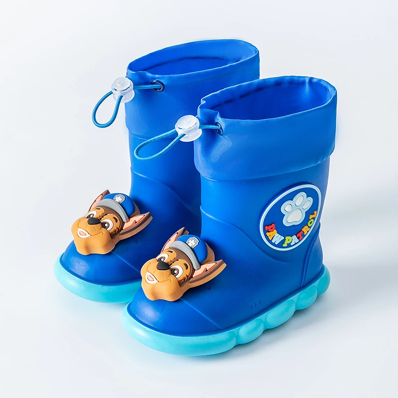 

PAW PATROL Pvc Waterproof Rain Boots For Baby Boys And Girls Kid's Outdoor Comfortable Casual Shoes