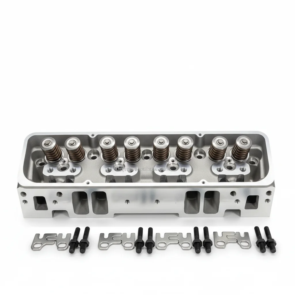 New Auto Engine Complete Aluminum Cylinder Head GM350 For Chevrolet 350 5.7L V8 SBC Small Block Replacement