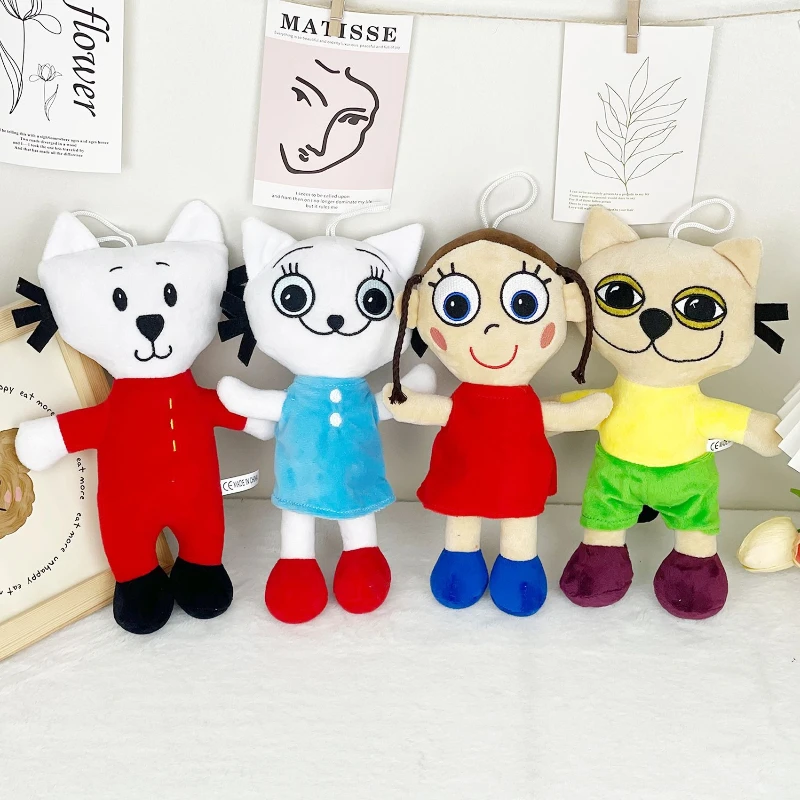 

Кошки плюшевые игрушки животные котенок кошка мягкие куклы собака Peluche фигурки украшения дома плюшевые подушки детские подарки на день рождения и Рождество