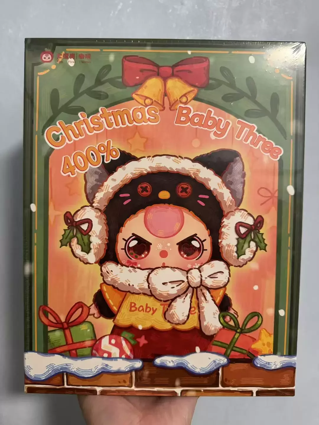 For Sale Baby Three 400% Christmas Limited Style Vinyl Doll Kawaii Doll Character Big Baby Collection Blind Box Cute Toys Gifts